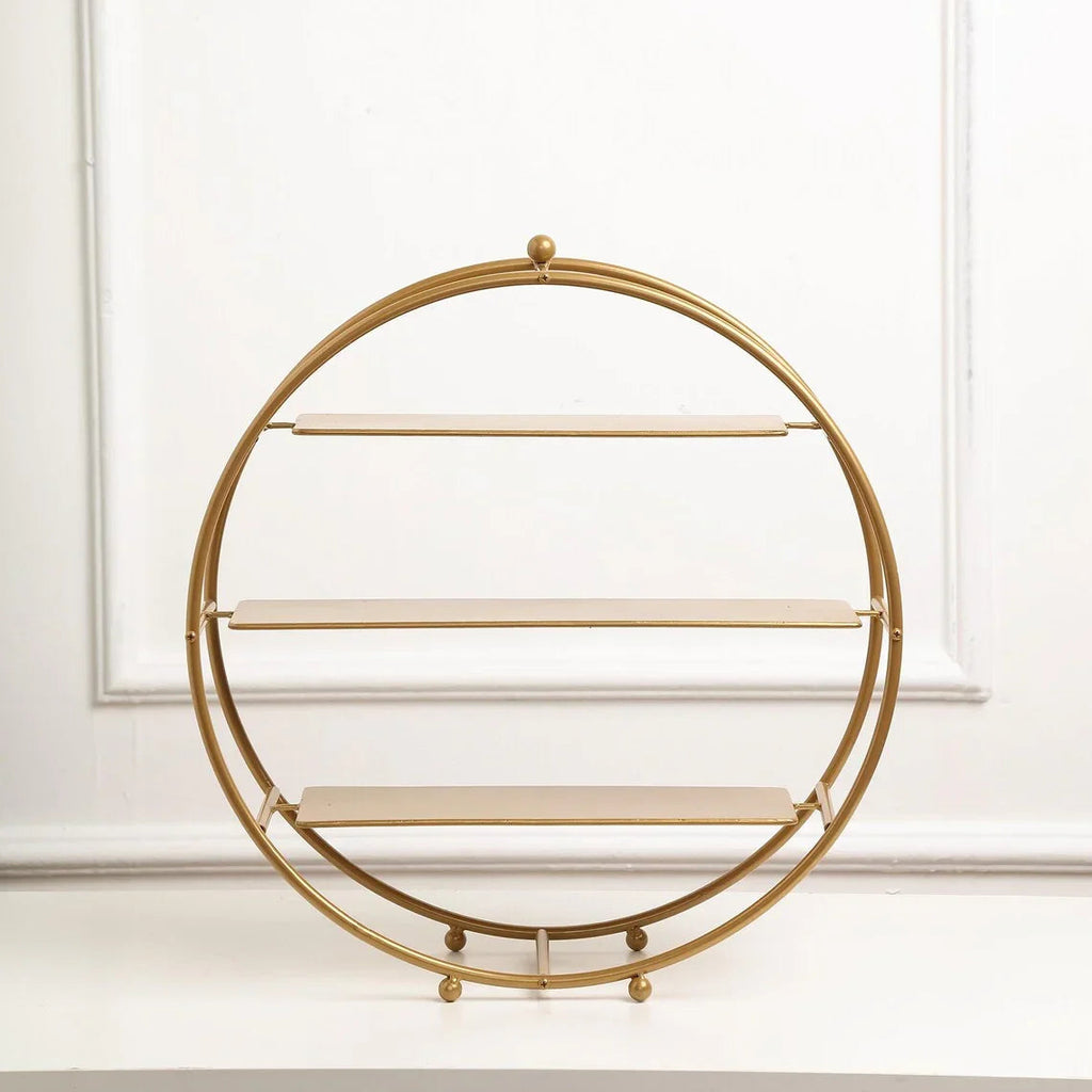 3 Tier Gold Cupcake Stand