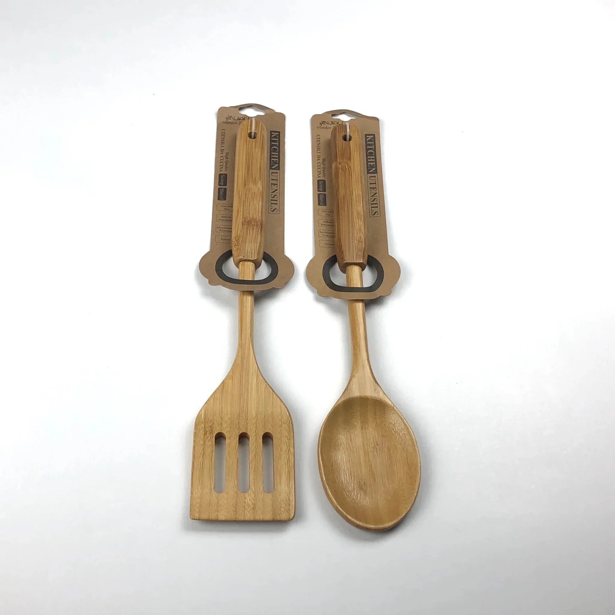 Wooden Cooking Spoons And Spatulas - Jinjiali Golden Bamboo